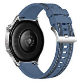 NovStrap Haylou Solar Pro/Lite-Watch 2 Pro-Rs5-Ls05 ile Uyumlu Kordon Kayış (22mm) Hybrid Dikişli