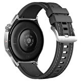 NovStrap Samsung Galaxy Watch 7 Fe 4 5 6 Classic 40 42 43 44 45 46 47 Mm ile Uyumlu Kordon 20mm Hybrid Dikişli