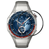 NovStrap Huawei Watch Gt5 Pro 46mm ile Uyumlu Ekran Koruyucu Nano Esnek Cam Tam Kaplayan PPMA