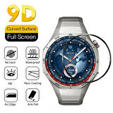 NovStrap Huawei Watch Gt5 Pro 46mm ile Uyumlu Ekran Koruyucu Nano Esnek Cam Tam Kaplayan PPMA