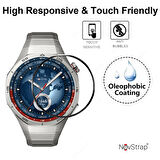 NovStrap Huawei Watch Gt5 Pro 46mm ile Uyumlu Ekran Koruyucu Nano Esnek Cam Tam Kaplayan PPMA