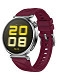 NovStrap Huawei Watch GT4 41mm GT5 41mm ile Uyumlu Kordon (18mm Pimli) Lansman Prizma Silikon Kayış