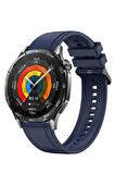 NovStrap Huawei Watch Gt5 46mm Gt5 Pro Gt4 46mm Gt3 46mm Gt3 Pro Se Gt2 ile Uyumlu Kordon 22mm Easy Band Lansman Silikon Kayış