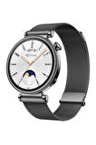 NovStrap Huawei Watch GT4 41mm GT5 41mm ile Uyumlu Kordon (18mm) Çift Mıknatıslı Lansman Metal Hasır Çelik Kayış