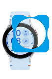 NovStrap Samsung Galaxy Watch 7 FE 40mm ile Uyumlu Ekran Koruyucu Temperli Cam Uygulama Aparatlı