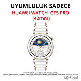 NovStrap Huawei Watch Gt5 Pro 42mm ile Uyumlu Ekran Koruyucu Temperli Cam Kolay Uygulama Aparatlı