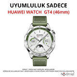 NovStrap Huawei Watch Gt4 46mm ile Uyumlu Ekran Koruyucu 9H Temperli Cam Kolay Uygulama Aparatlı