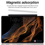 NovStrap Tablet Kalemi Stylus Spen Samsung Galaxy Tab S7 S8 S9 Fe Ultra Plus S6 Lite ile Uyumlu