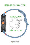 NovStrap Samsung Galaxy Watch 8 40mm 44mm Classic 46mm ile Uyumlu Kordon Lansman Silikon Kayış