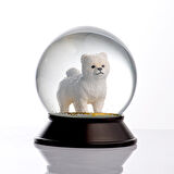 SNOOWG KAR KÜRESİ POMERANIAN-BOO (WHITE)
