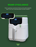 Wiami 4.5 lt Yağsız Airfryer Beyaz