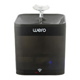 Wero Akıllı Kedi Köpek Su Şelalesi Su Pınarı Su Sebili - WiFi - Uv - 2.2 Lt Otomatik Su Temizleme – Siyah