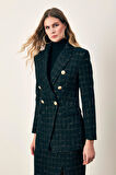 Sateen Kadın Simli Ceket 1234-6511