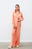 Sateen Kadın Beli Lastikli Pantolon 1518-5510