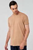 D'S Damat Comfort Bej %100 Pamuk T-Shirt 6HC14ORT02006
