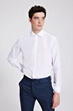 Ds Damat Regular Fit Beyaz Düz Gömlek 8HC02ORT14327
