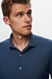 Ds Damat Slim Fit Lacivert Armürlü Gömlek 8HC02ORT13288