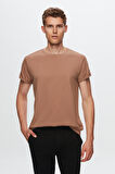Ds Damat Slim Fit Vizon/Tarçın/Haki 3'Lü T-Shirt