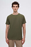 Ds Damat Slim Fit Vizon/Tarçın/Haki 3'Lü T-Shirt