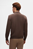 D'S Damat Ds Damat Regular Fit Vizon Pamuk Karışımlı Yarım Balıkçı Triko Kazak 5HF06ORT16275