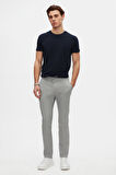 Ds Damat Slim Fit Lacivert Bisiklet Yaka %100 Pamuklu Nefes Alabilen T-Shirt