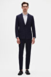 Twn Slim Fit Lacivert Fitilli Örme Takim Elbise 4EC05ORT01566