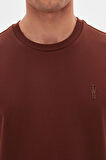 Twn Slim Fit Kahverengi Baskılı T-Shirt