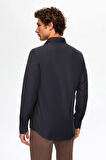 D'S Damat Ds Damat Slim Fit Açık Mavi Italyan Yaka Dar Kesim Klasik Kravatlık  Uzun Kollu Kolay Ütülenebilir Nefes Alan 2'li Gömlek 2HF02ORTBN86
