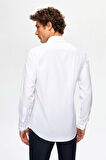 D'S Damat Ds Damat Slim Fit Haki Italyan Yaka Dar Kesim Klasik Kravatlık  Uzun Kollu Kolay Ütülenebilir Nefes Alan 2'li Gömlek 2HF02ORTBN86