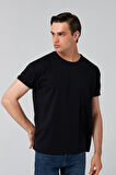 Ds Damat Relaxed Fit Siyah %100 Pamuk T-Shirt