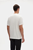 Ds Damat Relaxed Fit Beyaz %100 Pamuk T-Shirt