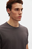Ds Damat Relaxed Fit Antrasit %100 Pamuk T-Shirt