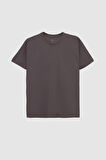 Ds Damat Relaxed Fit Antrasit %100 Pamuk T-Shirt
