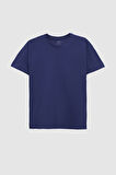 Ds Damat Relaxed Fit Mor %100 Pamuk T-Shirt