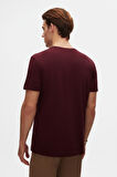 Ds Damat Relaxed Fit Mürdüm %100 Pamuk T-Shirt