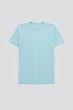 Ds Damat Relaxed Fit Turkuaz %100 Pamuk T-Shirt