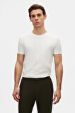 Ds Damat Slim Fit Kahve/Vizon/Ekru 3'Lü T-Shirt