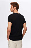 Ds Damat Slim Fit Siyah 3'Lü Set V Yaka T-Shirt