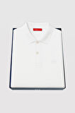 Ds Damat Slim Fit Beyaz Kutulu Polo Yaka T-Shirt 4HC14ORTKPLO1
