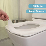 Mulpex Hijyenik Klozet Kapak Örtüsü 4 Pkt. :  (%100 Selüloz)