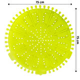 Mulpex Limon Kokulu Pisuvar Süzgeci - 8 Adet - Pisuvar, Küvet ve Lavabolar İçin 15x15 cm