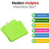 Mulpex Mikrofiber Genel Temizlik Bezi Yeşil 40X40 cm.