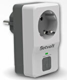 Dotvolt Tekli Akım Korumalı Priz Beyaz Anahtarlı Surge Hunter 1050 Joule