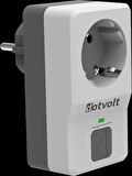 Dotvolt İkili Akım Korumalı Priz Beyaz Anahtarlı Surge Hunter 1050 Joule