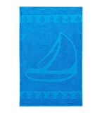 Textile Colors Yelken Desenli %100 Pamuk Banyo Havlu Seti 6 Adet, -Elegance- Mavi, : Mavi - Tek Ebat