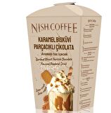 Nish Karamel Bisküvi Parçacıklı Çikolata, Blue Raspberry Aromalı Toz İçecek 2’li Set (2X250 Gr)