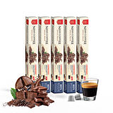 Nish Coffee Çikolata Aromalı Kapsül Kahve 5'li Set (50 Adet) - 50 Adet