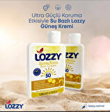 Lozzy SPF50+ Su Bazlı Matlaştırıcı Güneş Kremi - E Vitamini İçerikli, Yağsız Formül - UVA/UVB Korumalı - 139 ml