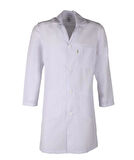 Uzun Kollu Beyaz Doktor, Hemşire, Öğretmen Ve Eczacılar Için Önlük 