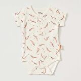 Tiffany Baby Wheat Theme 2'li Yarım Kollu Bebek Body 53008